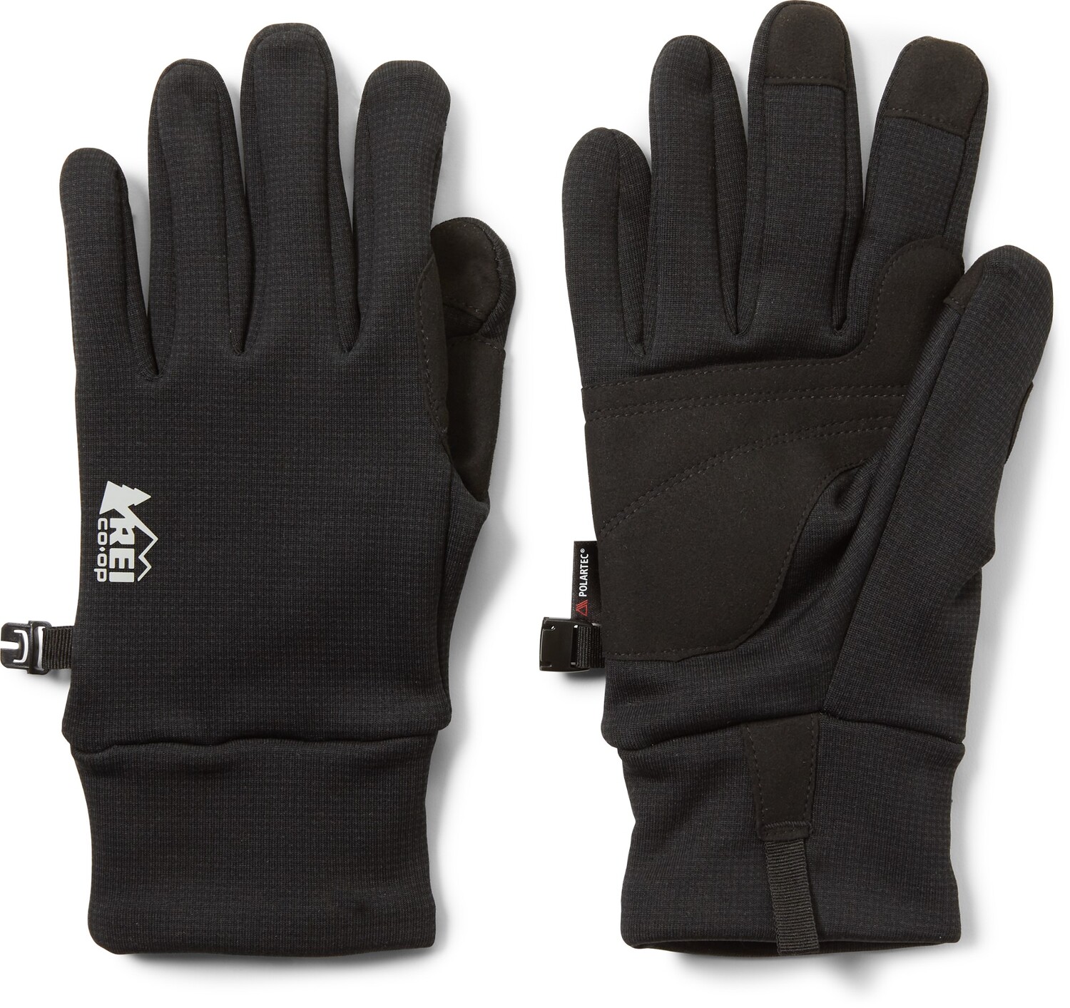 

Флисовые перчатки Polartec Wind Pro 2.0 REI Co-op, черный