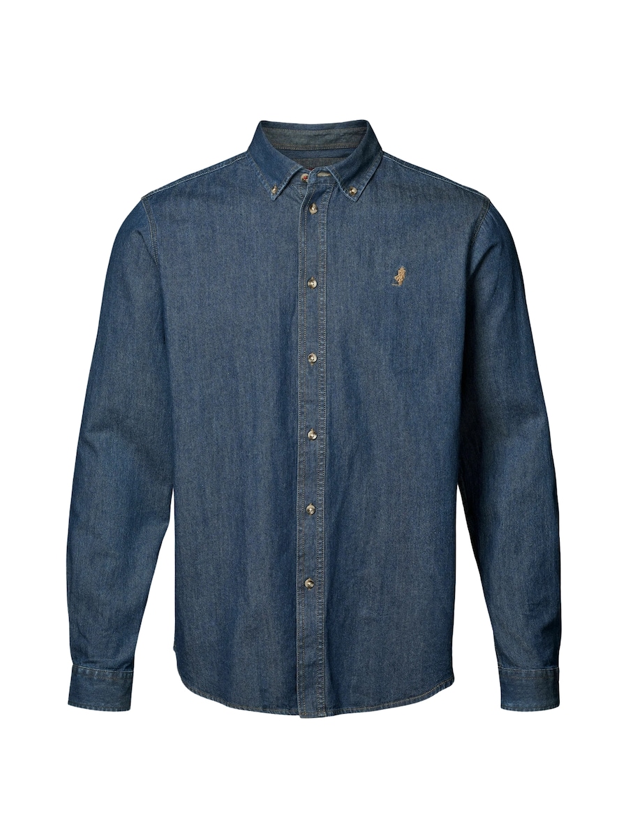 

Рубашка на пуговицах классического кроя MCS Tim, Blue Denim