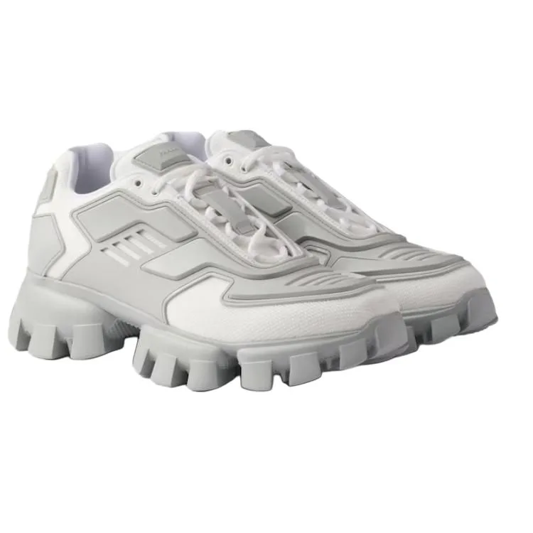 PRADA Кроссовки Cloudbust Thunder Low top Chunky мужские бело-серые — фото 4