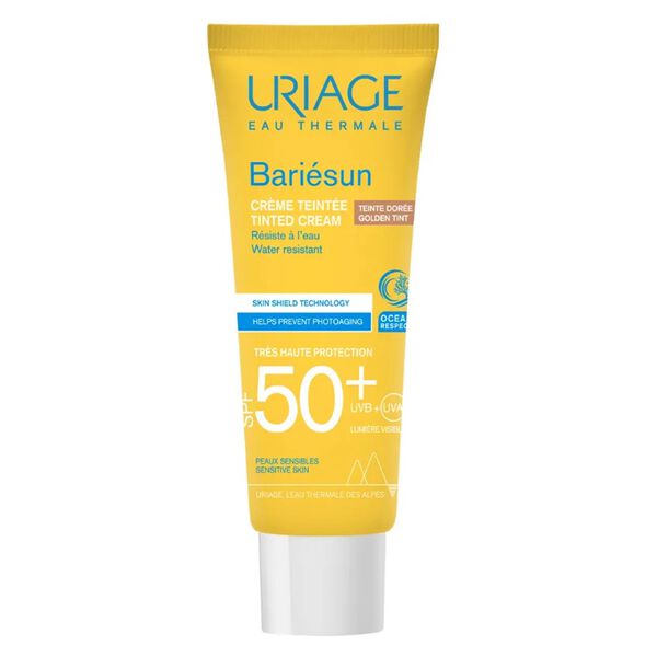 

Солнцезащитный тонирующий крем spf50+ gold, 50 мл Uriage Bariesun tinted cream