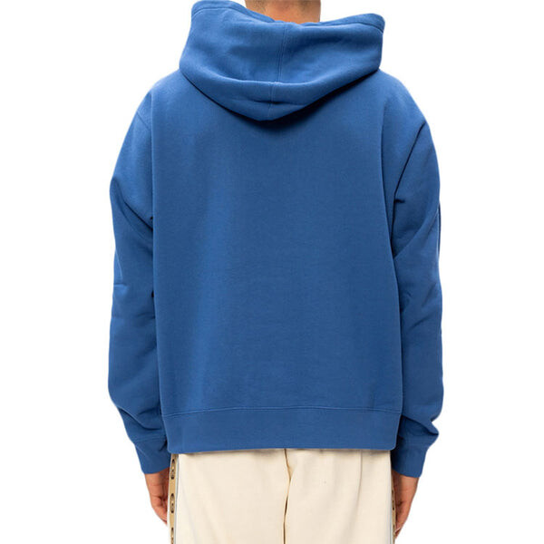 Толстовка original printing logo hooded long sleeves blue Gucci, синий — фото 3