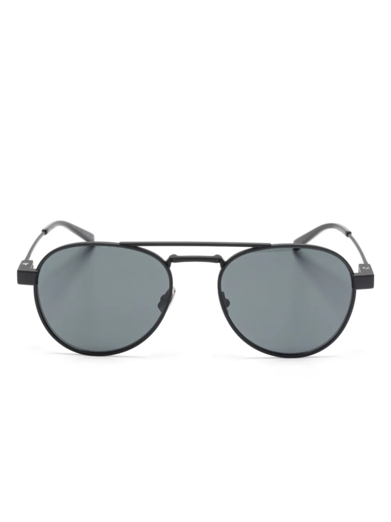 

Солнцезащитные очки в круглой оправе Saint Laurent Eyewear, черный