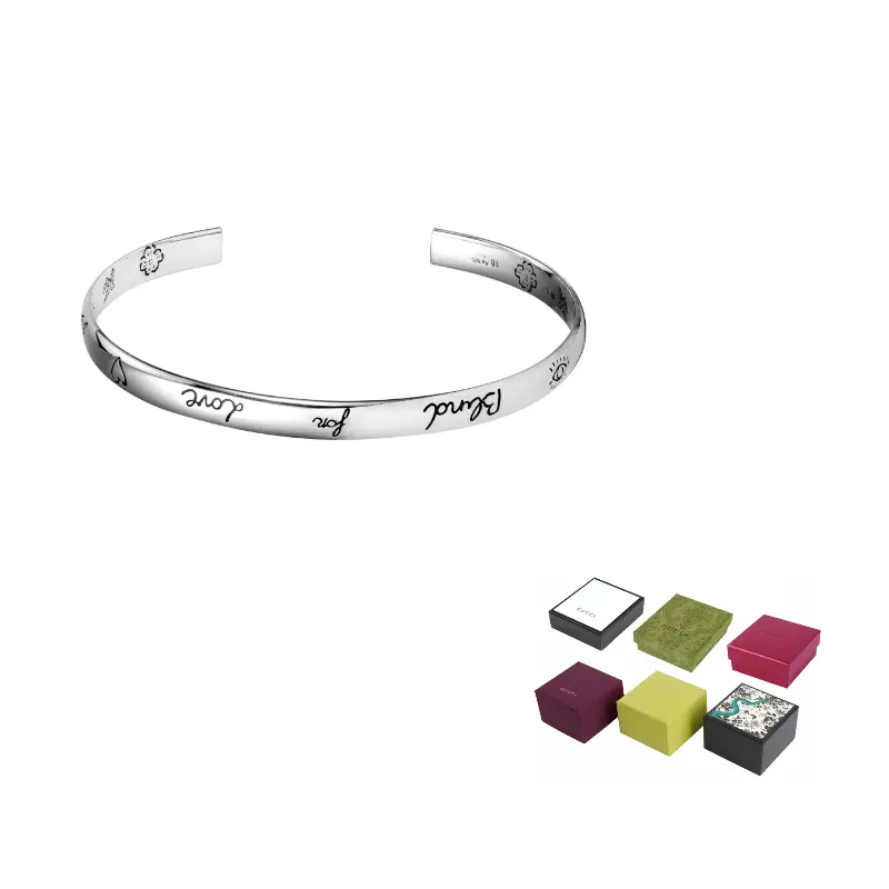 

GUCCI Слепая от любви серебряный браслет