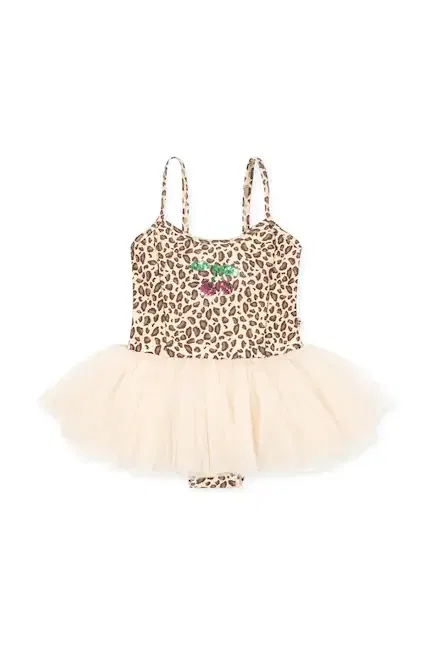 Платье мини расклешенное MARINA DRESS Konges Sløjd, бежевый