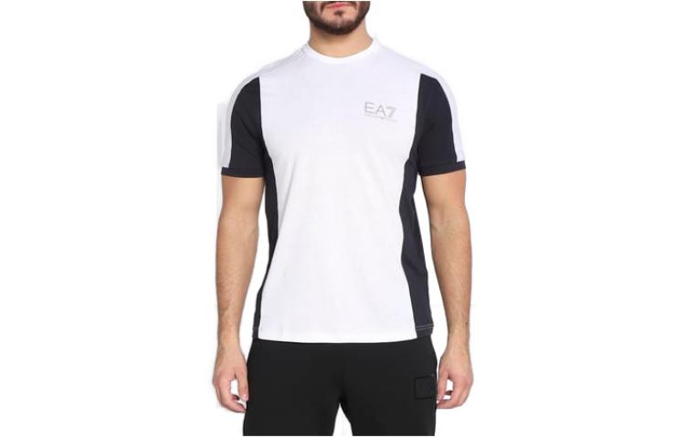 

EMPORIO ARMANI Футболка унисекс белая, Белый, EMPORIO ARMANI Футболка унисекс белая