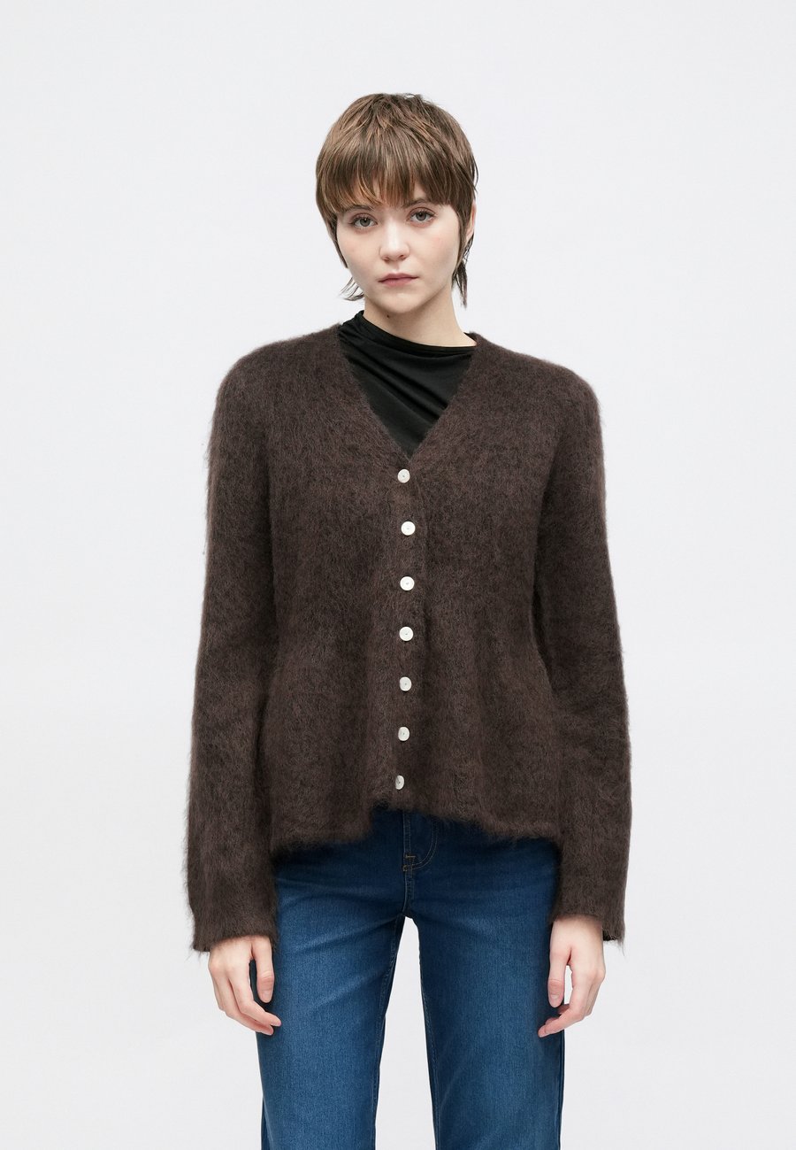 

Кардиган YAS YASLIMO CARDIGAN, Seal Brown/Brown