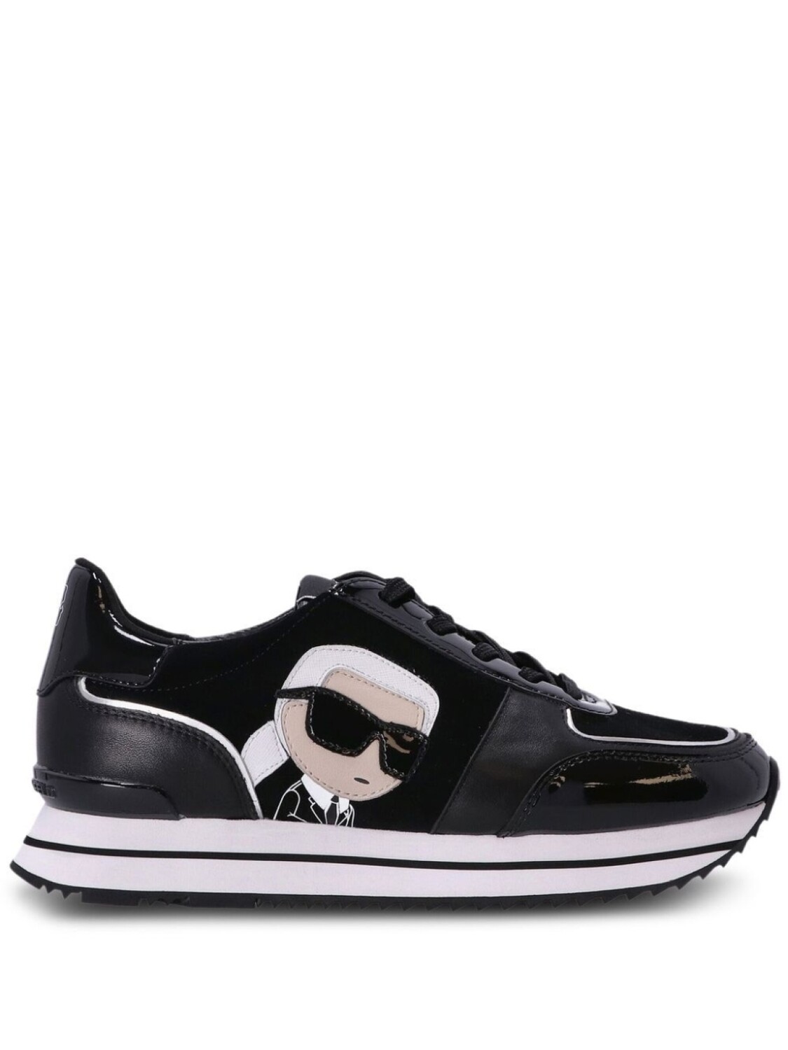 Karl Lagerfeld кроссовки Karl с нашивкой, черный