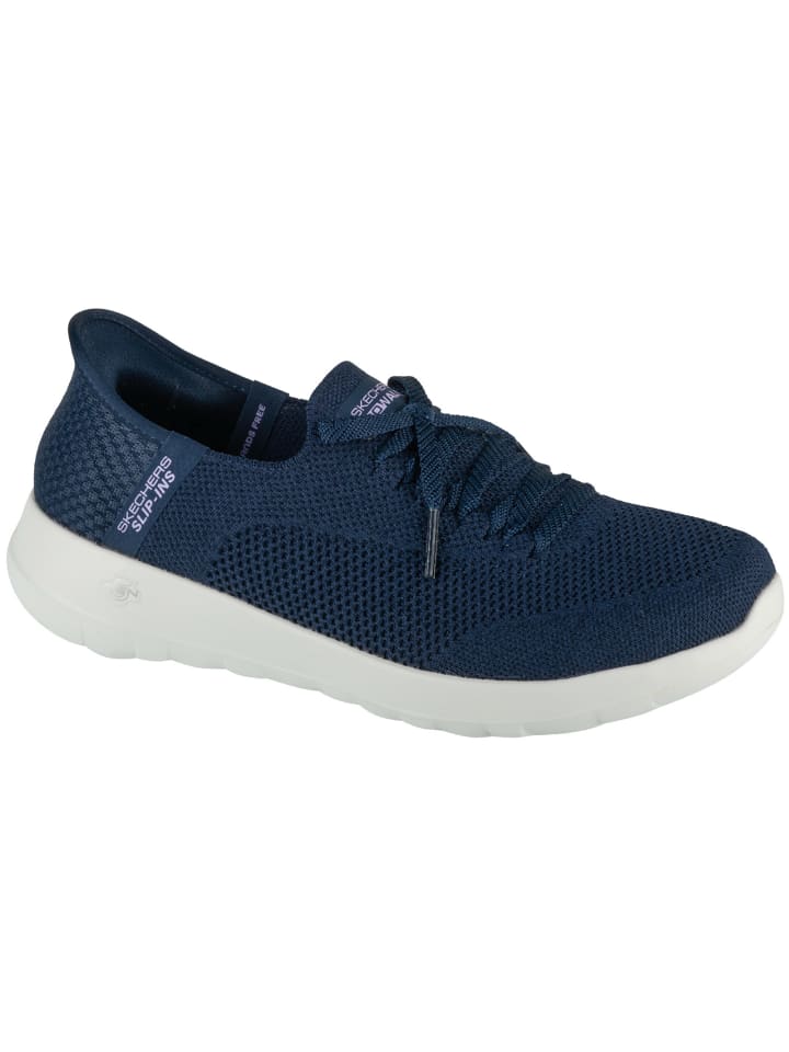 

Низкие кроссовки Skechers Slip Ins Go Walk Joy Abby, темно-синий