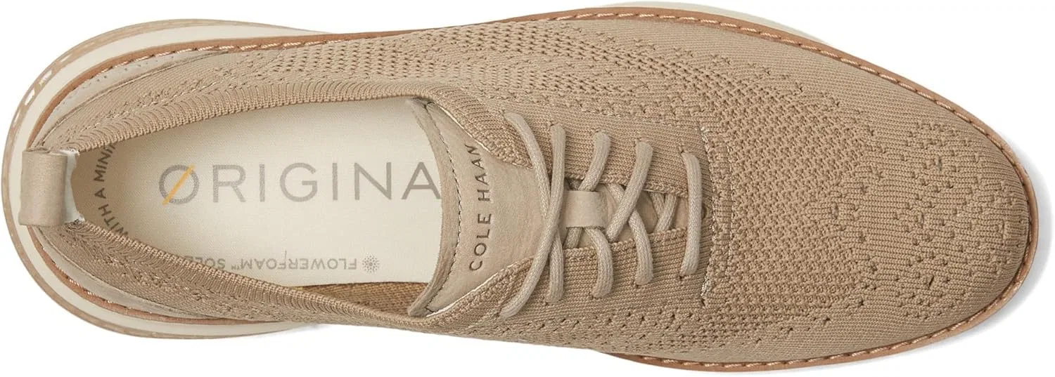 Мужские оксфорды Cole Haan OG Energyweave Stitchlite Wing, Rye Ivory Natural — фото 2