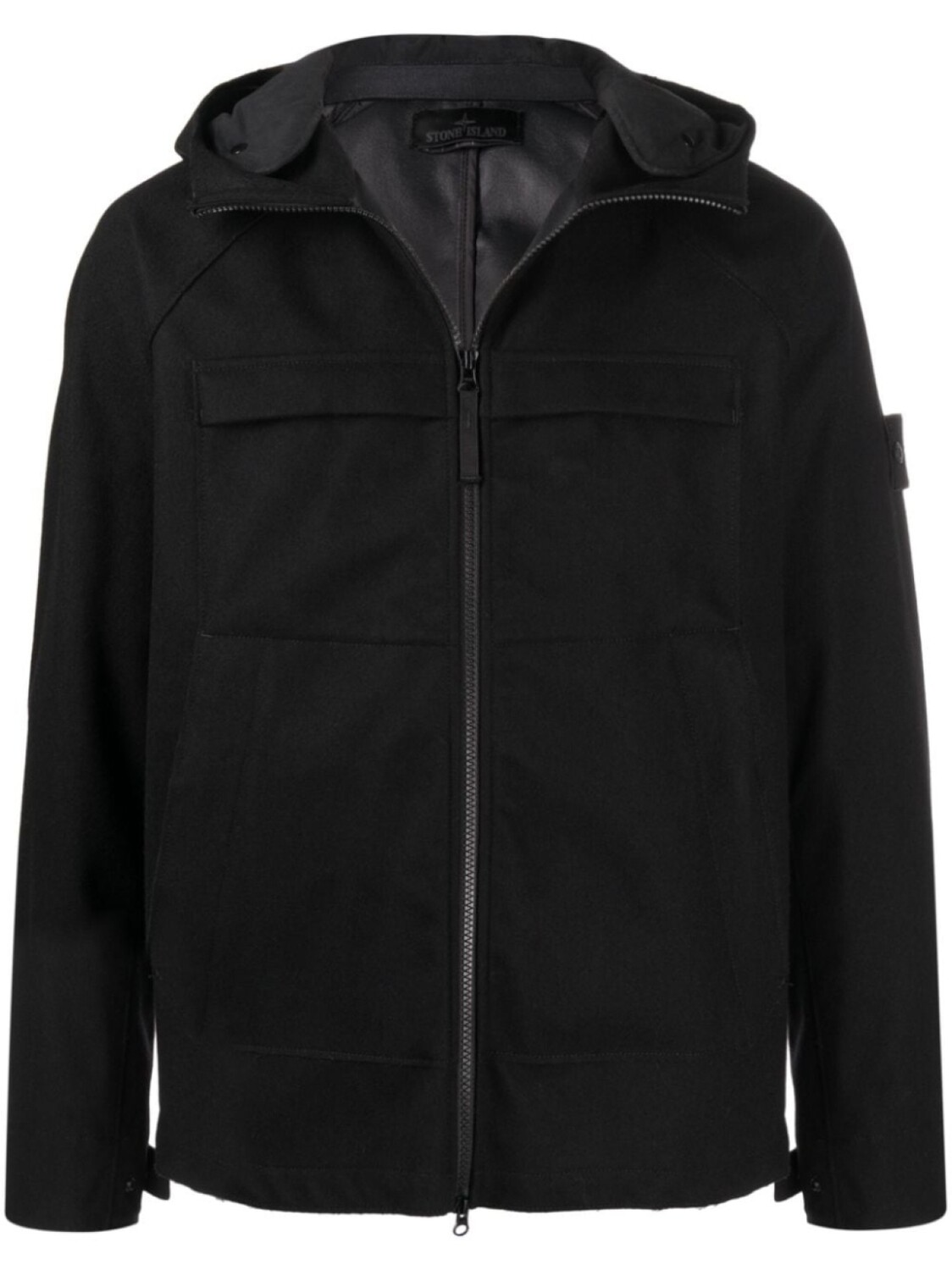 

Куртка Ghost Piece с капюшоном Stone Island, черный