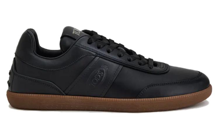 TOD'S Низкие стильные скейтерские туфли женские Black — фото 3