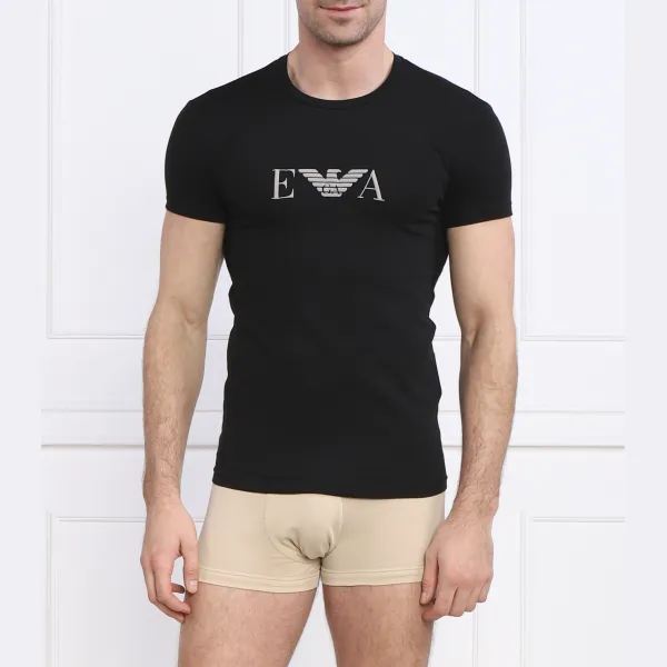 

Футболка стандартного кроя Emporio Armani, черный