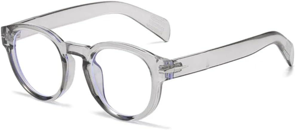 

Солнцезащитные очки с защитой UV400 | Круглые линзы в стиле панк с заклепками, разноцветные | Для женщин и мужчин, для занятий спортом на открытом воздухе и вождения DSVIGF, Gray Clear