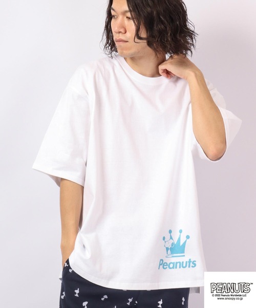 

Футболка с коротким рукавом, оверсайз PEANUTS, белый