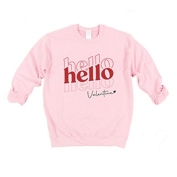 

Свитшот Hello Valentine Simply Sage Market, Light Pink, Зеленый, Свитшот Hello Valentine Simply Sage Market, Light Pink