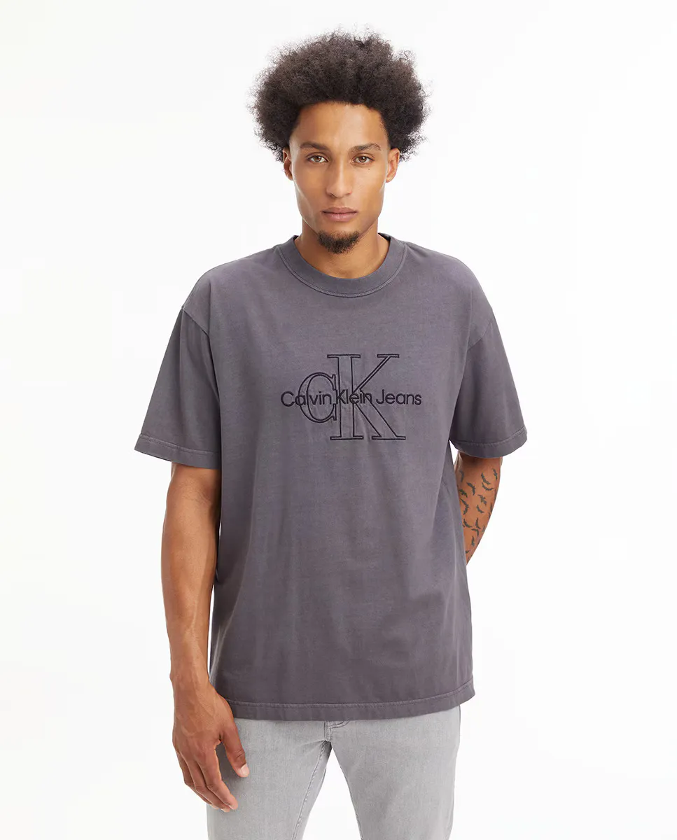 

Футболка мужская с коротким рукавом Calvin Klein Jeans, черный