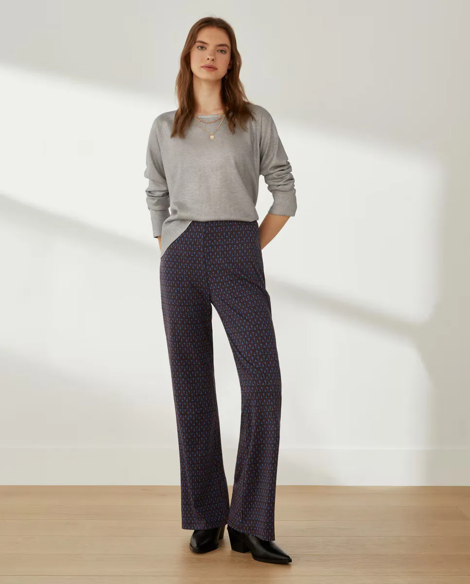 

Расклешенные трикотажные брюки Southern Cotton, красный