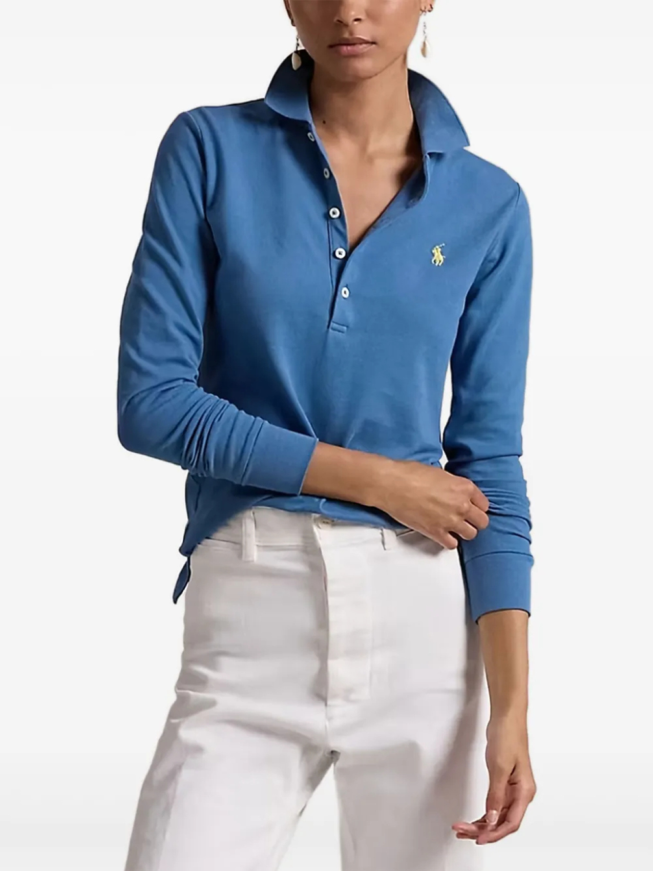 

Polo Ralph Lauren рубашка поло с длинными рукавами, синий