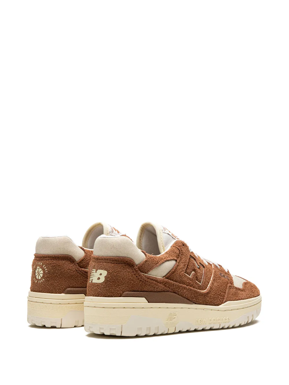 Кроссовки 550 Brown/Beige из коллаборации с Aimé Leon Dore NEW BALANCE, коричневый — фото 3