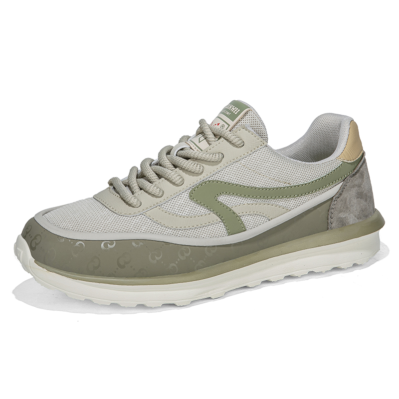 

Износостойкие дышащие низкие повседневные туфли для мужчин Huanwei, Khaki