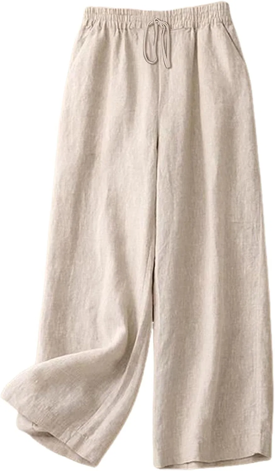 Женский костюм с вышивкой, Cotton Linen, 2 предмета, White-c — фото 4