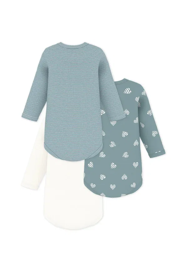 Комплект боди 3 шт Petit Bateau, разноцветный — фото 2