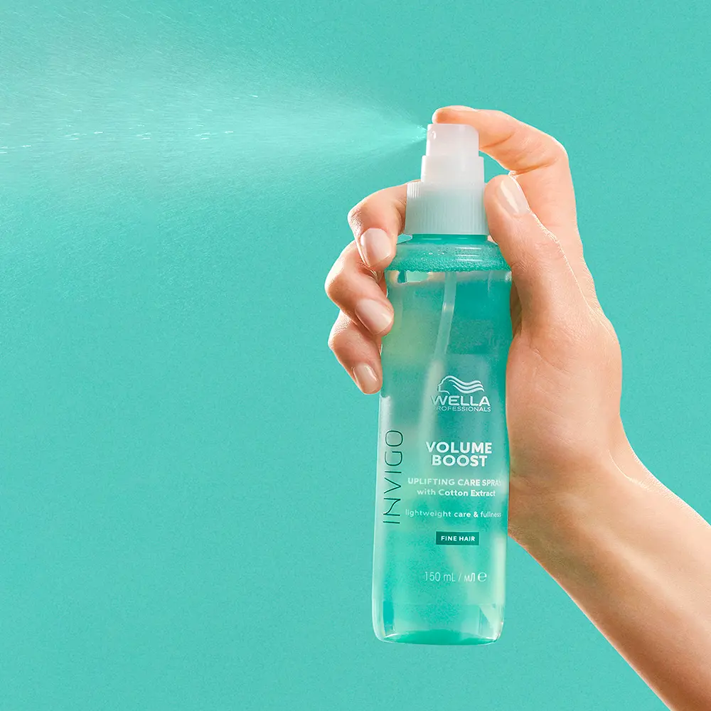 Спрей для волос Invigo volume boost spray de cuidado para cabellos sin volumen Wella Professionals, 150 мл. — фото 3