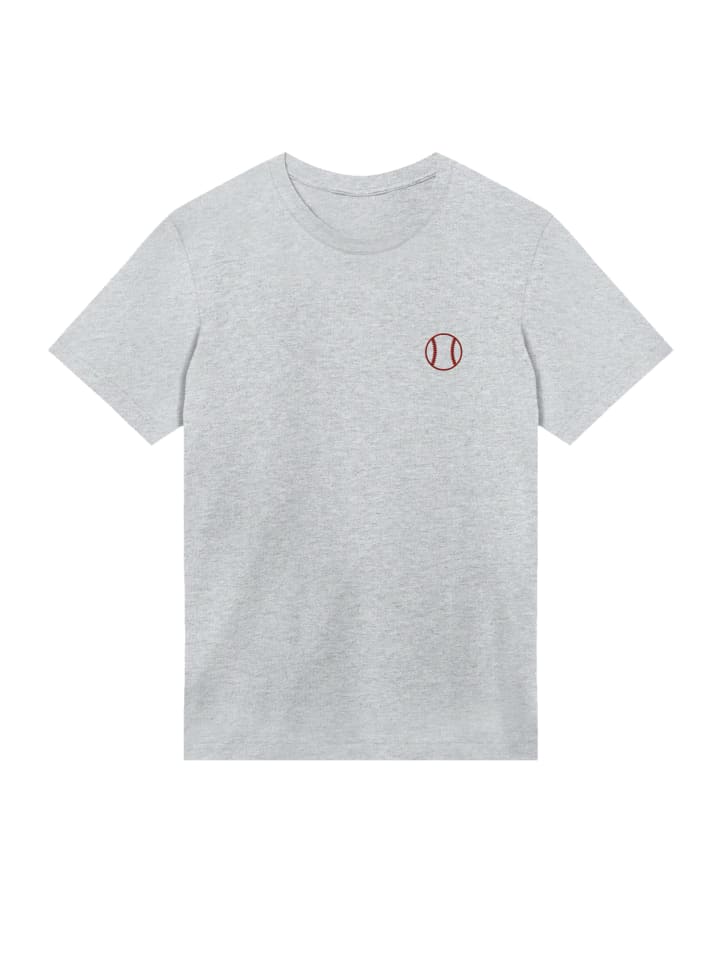 

Бейсбольная футболка с вышивкой в цвете меланжевый серый F4NT4STIC