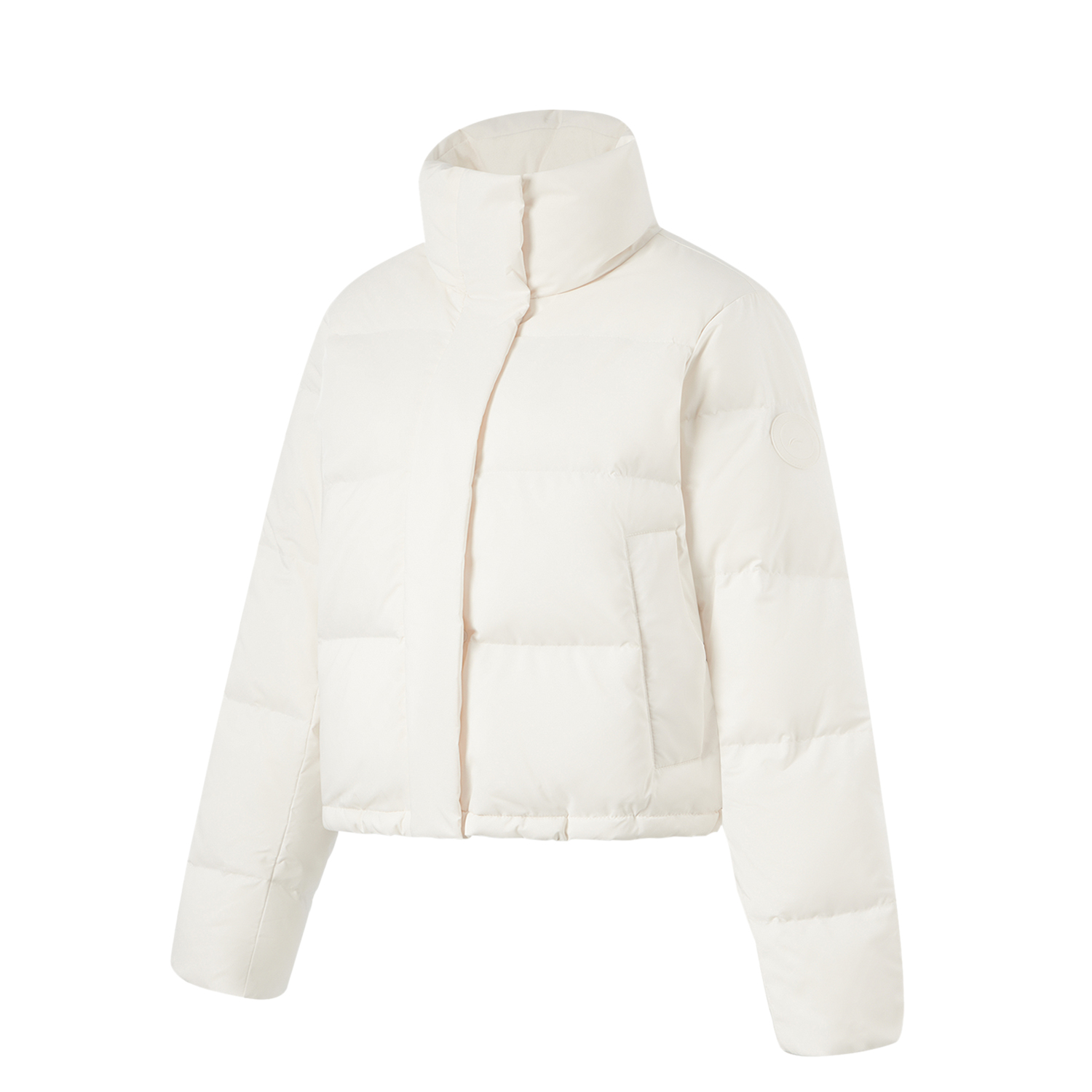 

LINING Женская пуховая куртка серии Fitness, Champagne White