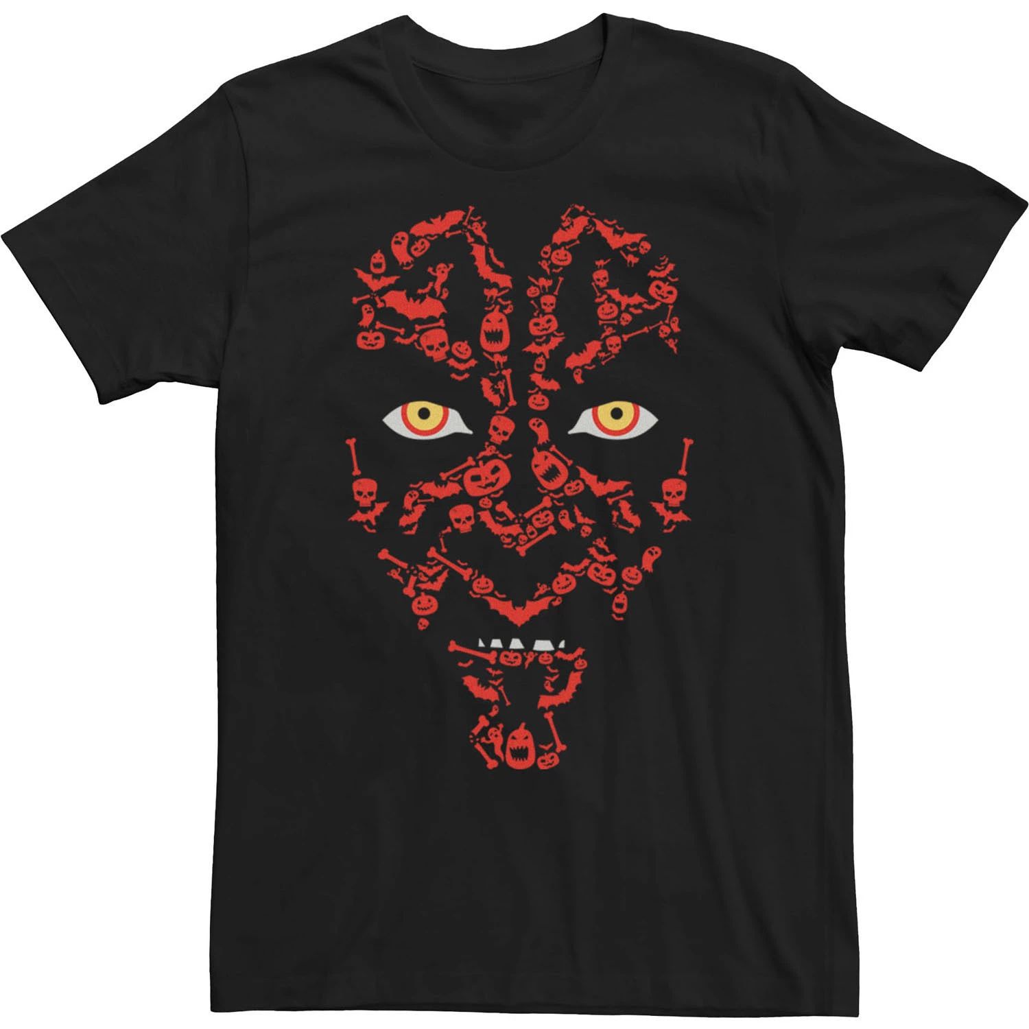 

Мужская праздничная футболка Star Wars Maul Halloween Icons Licensed Character