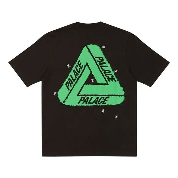 

Футболка PALACE Fly TShirt Green Triangle Logo Short Sleeve Unisex Black, черный