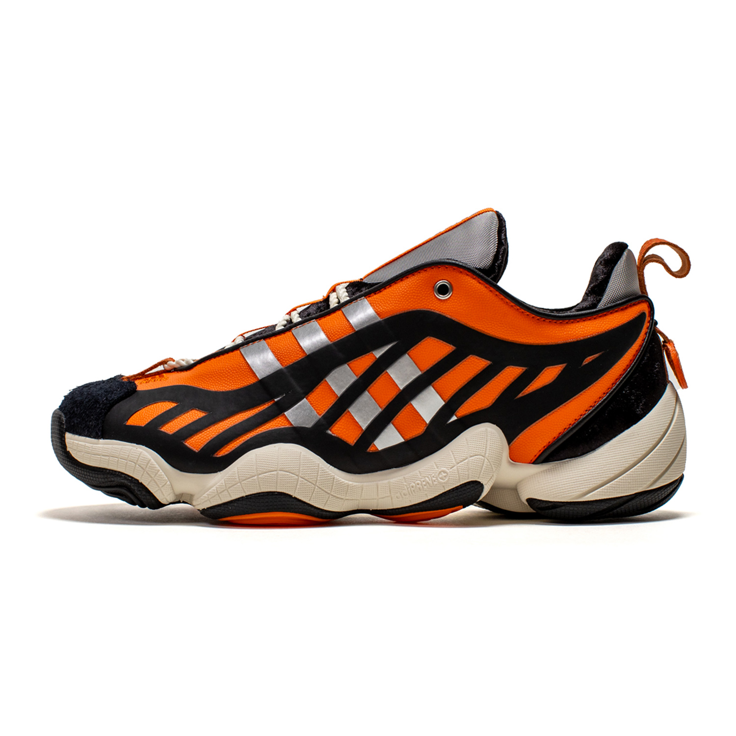 Adidas Баскетбольные кроссовки с низким верхом, устойчивые к износу и скольжению, унисекс, оранжево-черные