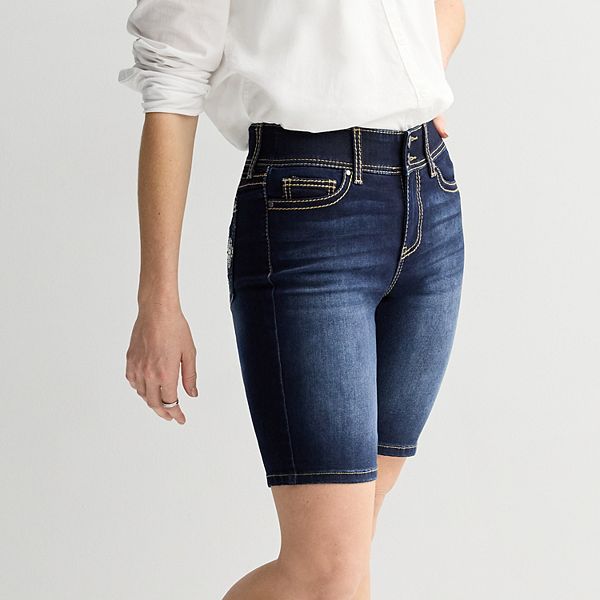 

Женские бермуды с эффектом утяжки в темной стирке Apt. 9