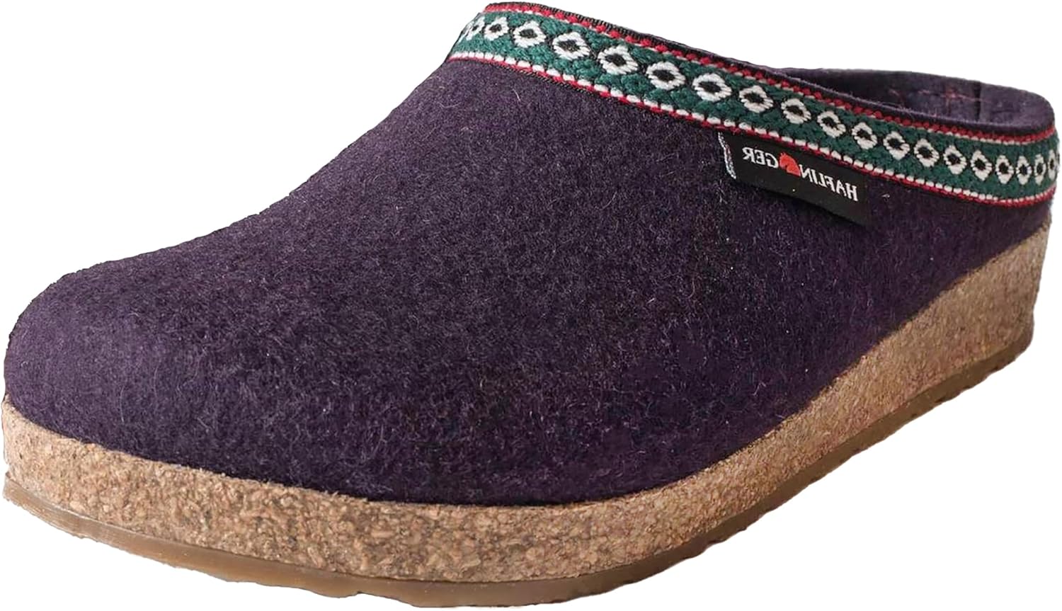 

HAFLINGER Grizzly Franzl, мужские тапочки, Eggplant