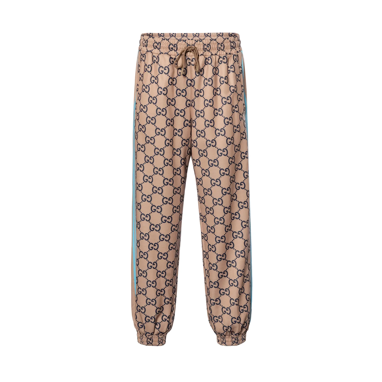 Спортивные штаны SS25 GUCCI вязаные мужские, коричневые