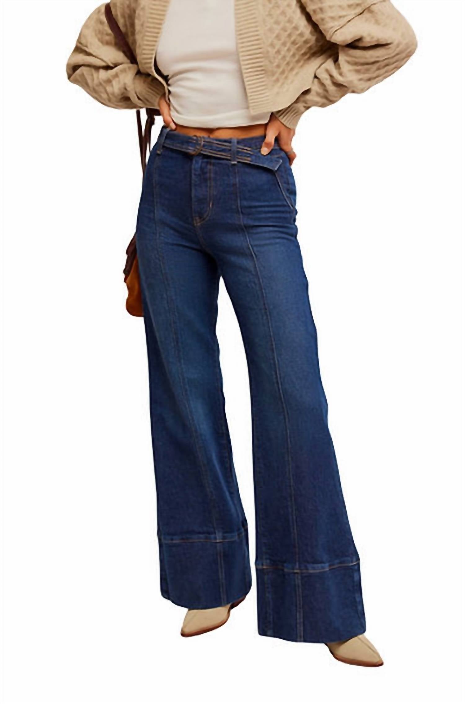 

Джинсы Ryla A-Line синего цвета Free People