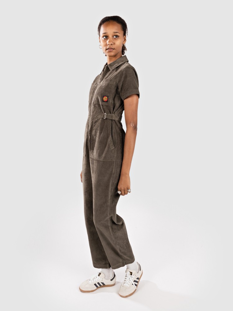 

Повседневные брюки Santa Cruz Line Up Utility Latzhose, dark moss