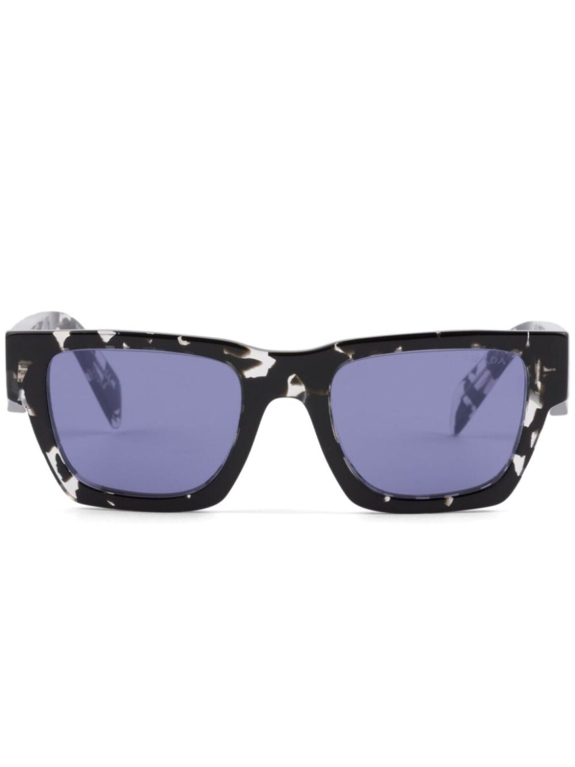 

Prada Eyewear солнцезащитные очки Symbole в квадратной оправе, черный