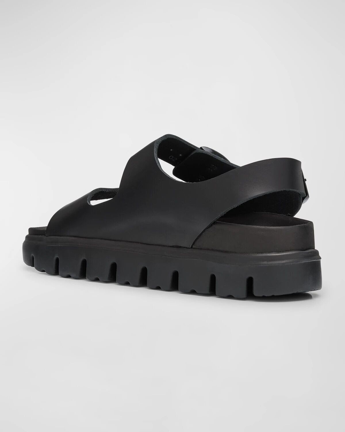 Сандалии Milano из изысканной кожи на массивной пятке BIRKENSTOCK, цвет Black — фото 3