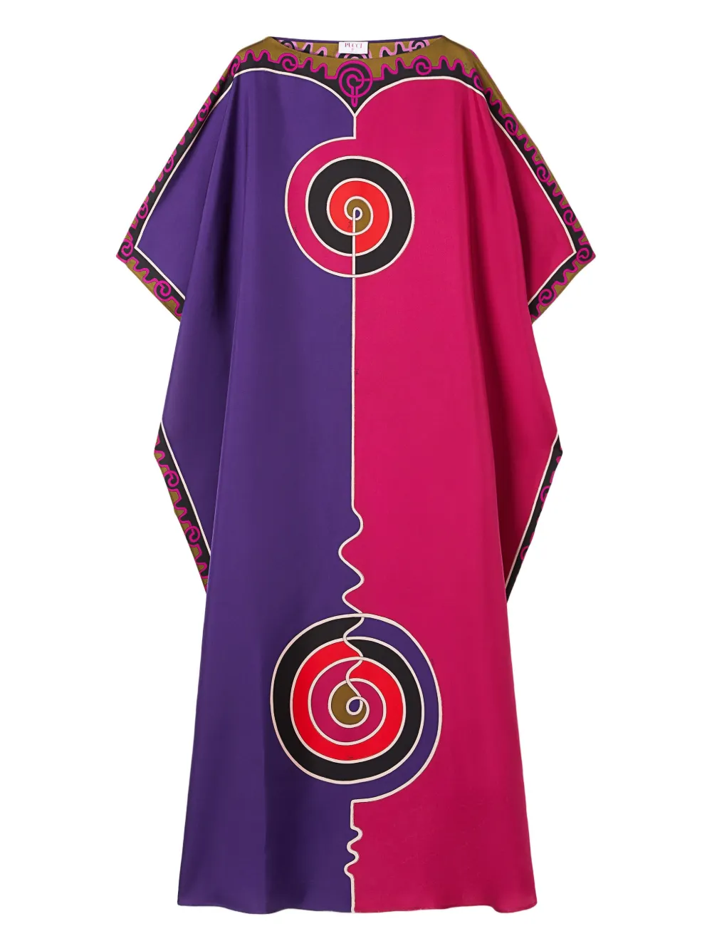 

Макси-платье с астропринтом Pucci, розовый