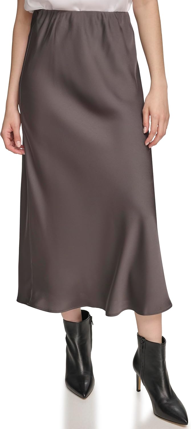 

Женская прямая юбка Calvin Klein на завязках, Charcoal