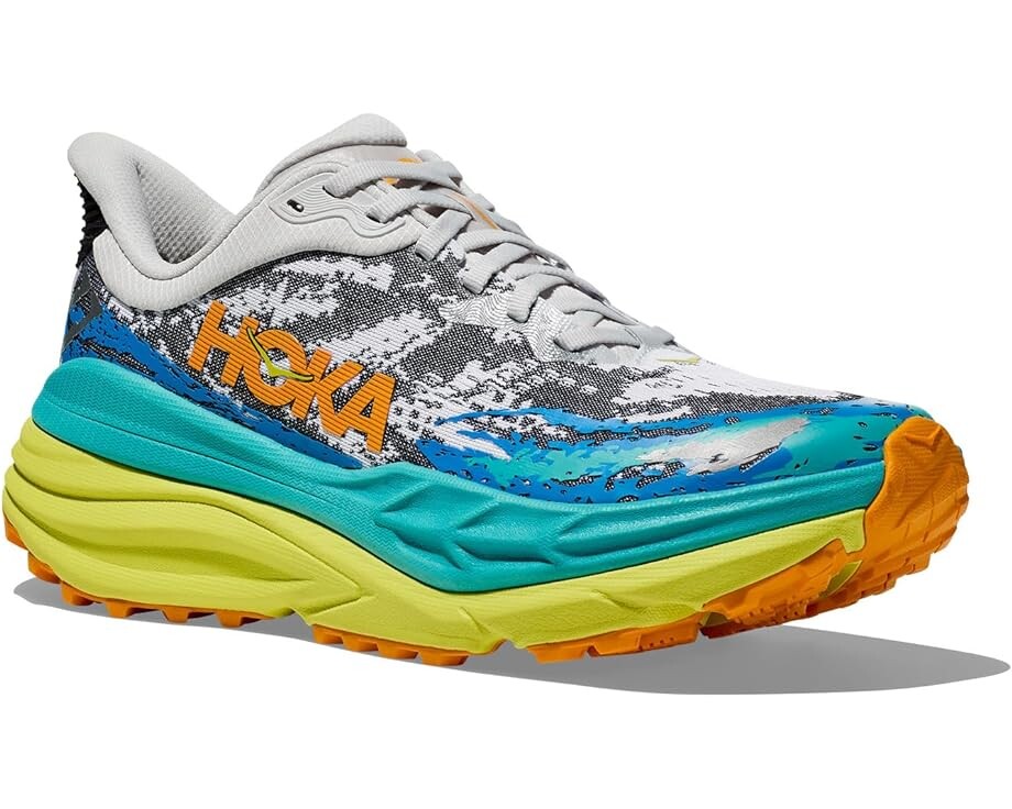 

Кроссовки Hoka Stinson 7, цвет White/Evening Primrose