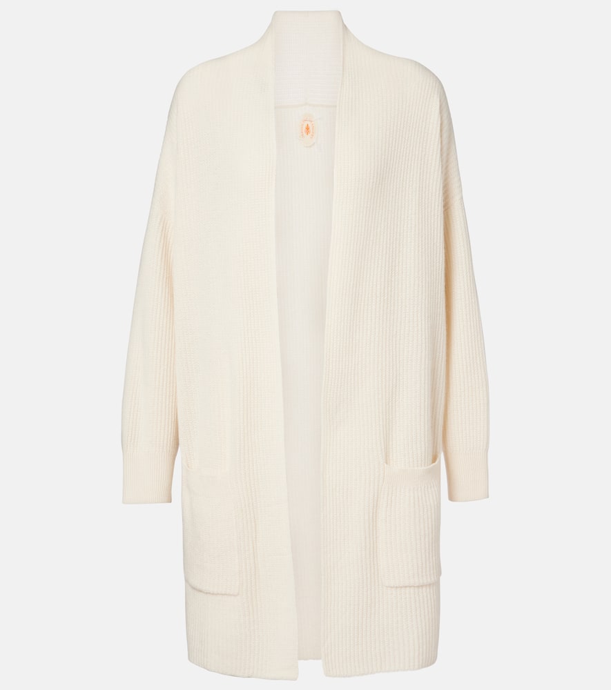 

Кардиган из кашемира с рельефной вязкой Jardin des Orangers, Cream