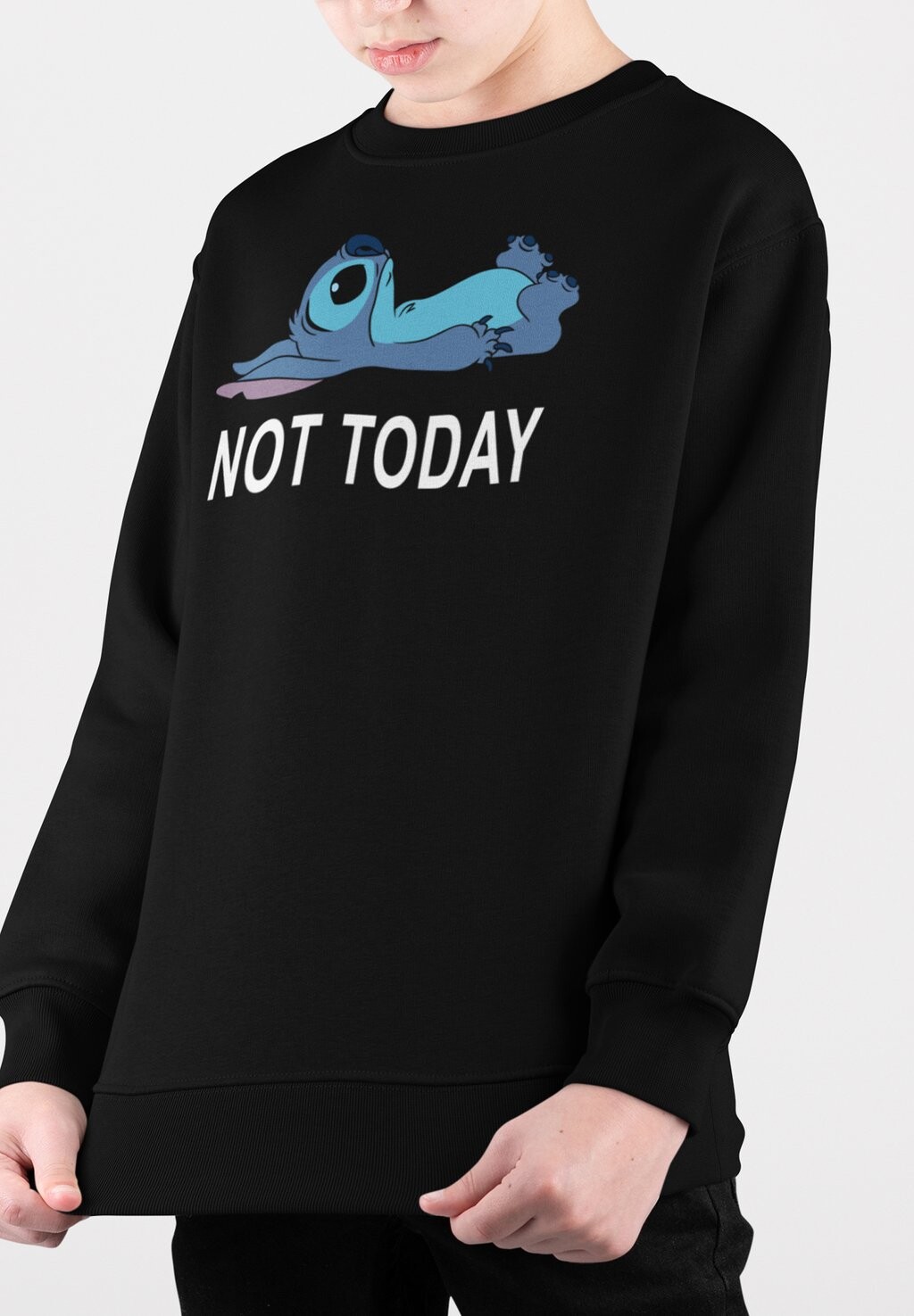 

Толстовка LILO & STITCH NOT TODAY Disney, черный