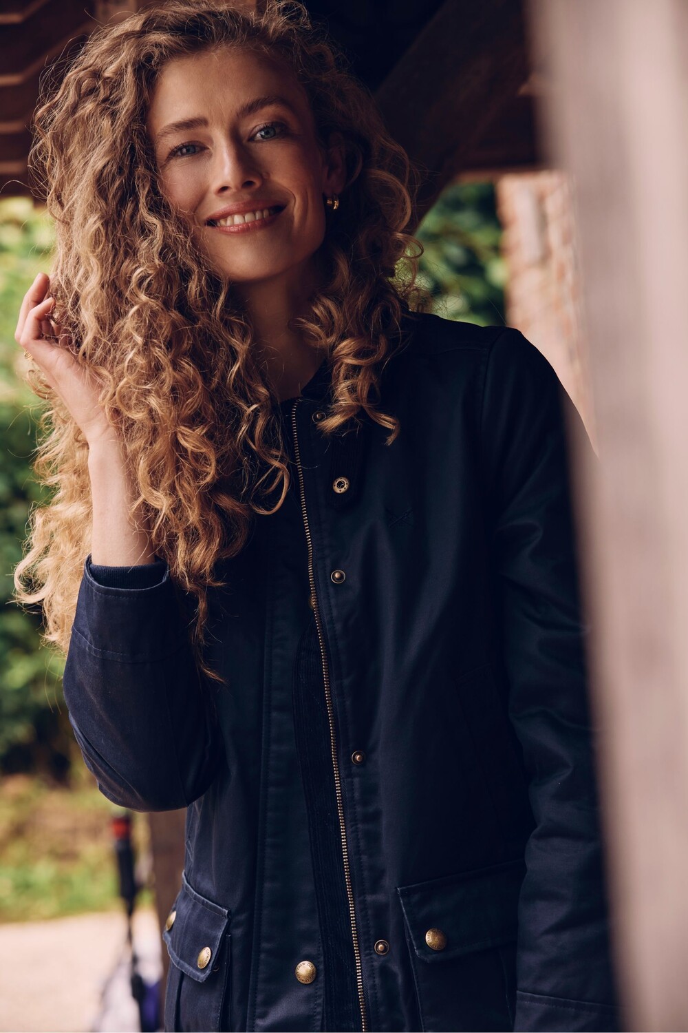 

Восковая куртка Crew Clothing Company, синий