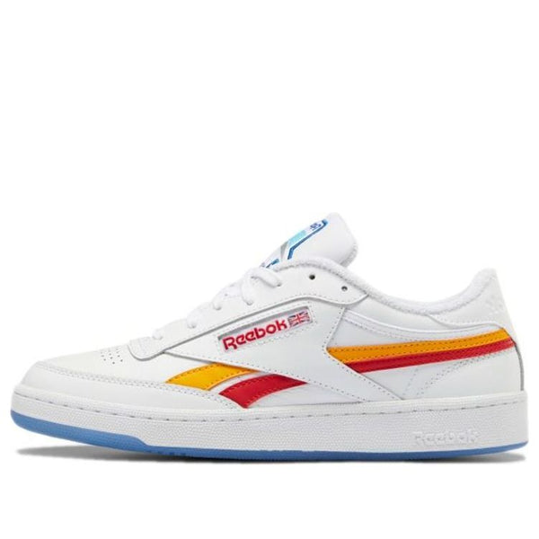 

Кроссовки club c revenge 'white gold red' Reebok, белый