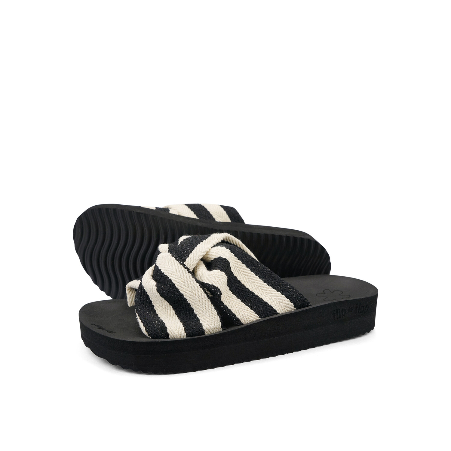 

Сандалии Flip Flop Slides wedgy*twist, черный