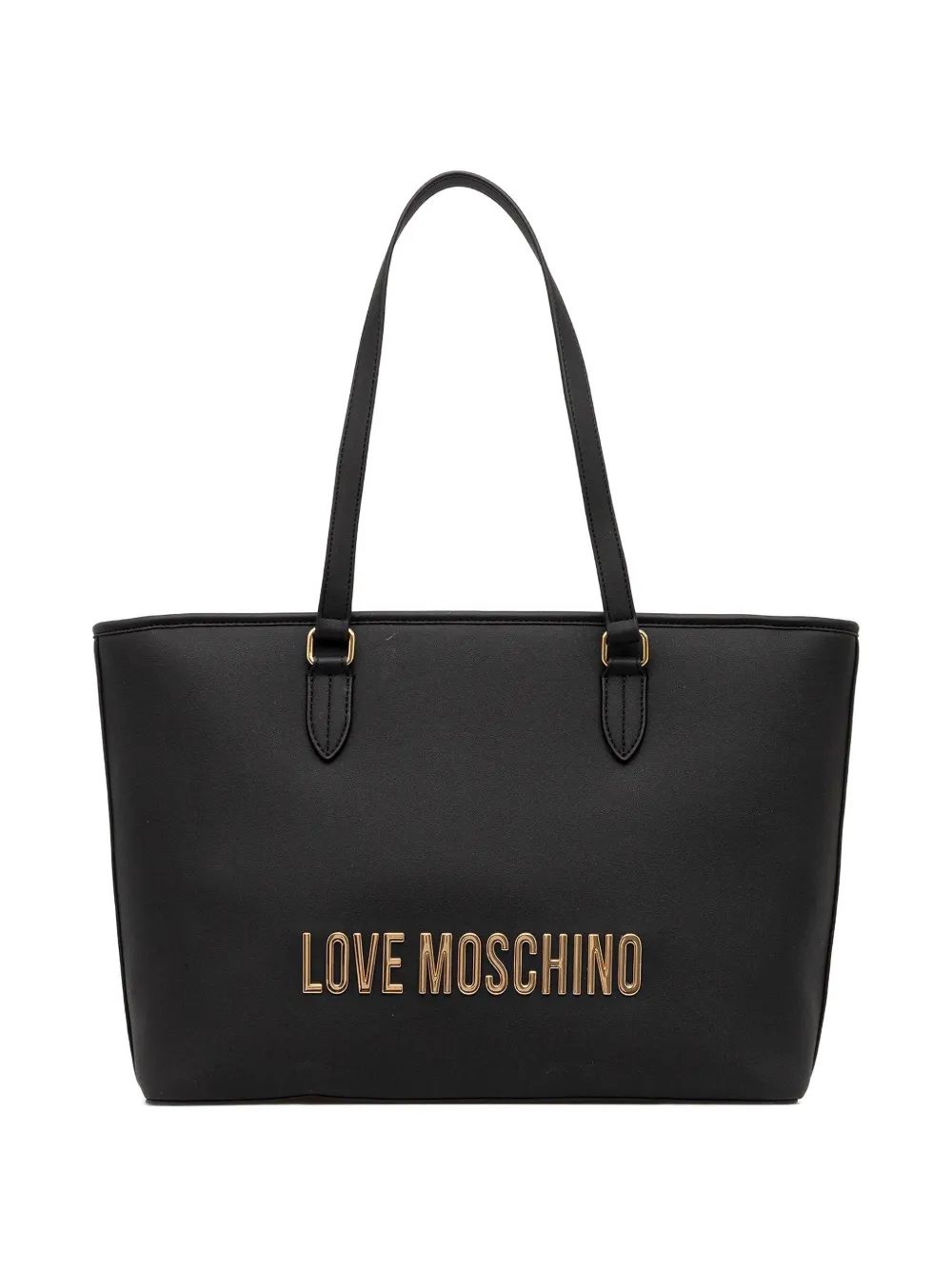 

Сумка-тоут среднего размера с логотипом Love Moschino, черный