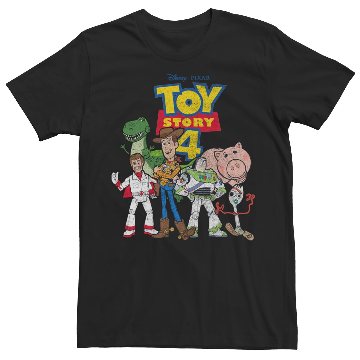 

Мужская футболка с персонажем группы «История игрушек» Disney/Pixar Licensed Character, черный