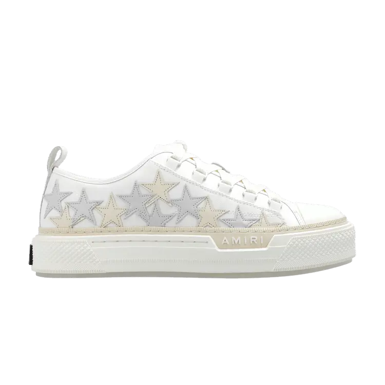 

Кроссовки Amiri Stars Court Low Alabaster Grey, кремовый, Бежевый, Кроссовки Amiri Stars Court Low Alabaster Grey, кремовый
